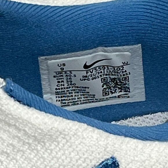 Nike Women's White Blue Interact Run EasyOn Road Running Shoes Size 9 NWT - Picture 7 of 13